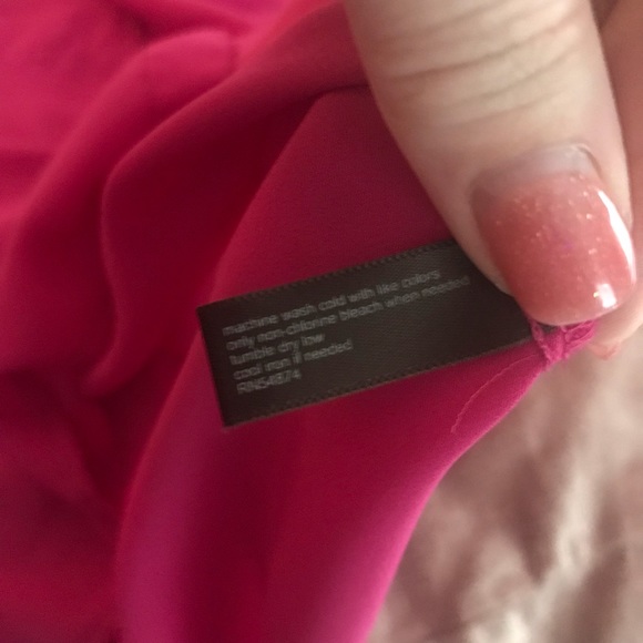 { The Limited } Fuchsia Button Down Blouse - Picture 5 of 6